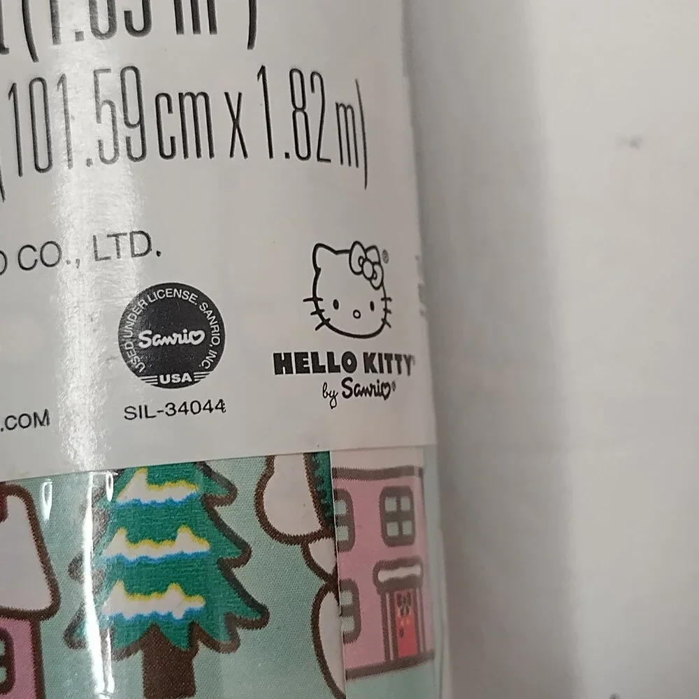 Hello Kitty by Sanrio Christmas Wrapping Paper 3ft x 2yds (20 sf) New in Package